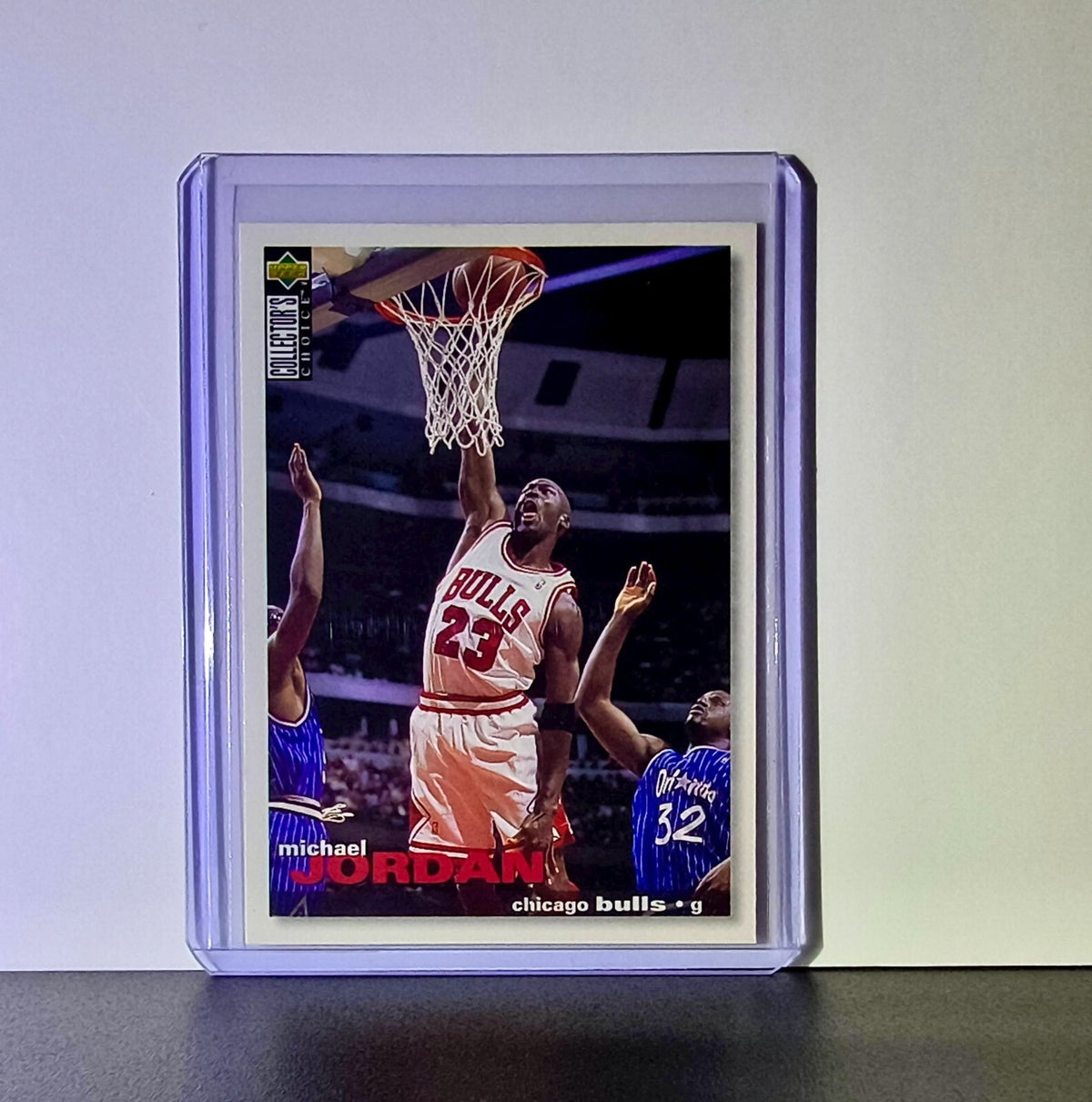 Michael Jordan 1995-96 Upper Deck Collector's Choice #20 Card Chicago Bulls