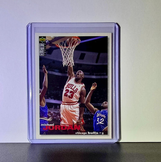 Michael Jordan 1995-96 Upper Deck Collector's Choice #20 Card Chicago Bulls