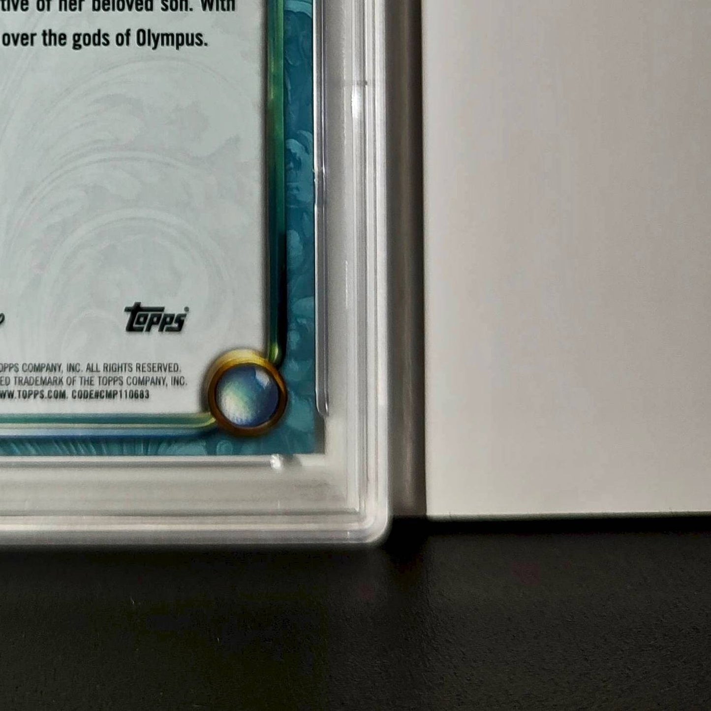 Hera 2025 Topps Disney Wonder #135 Diamond Card Hercules PSA 7