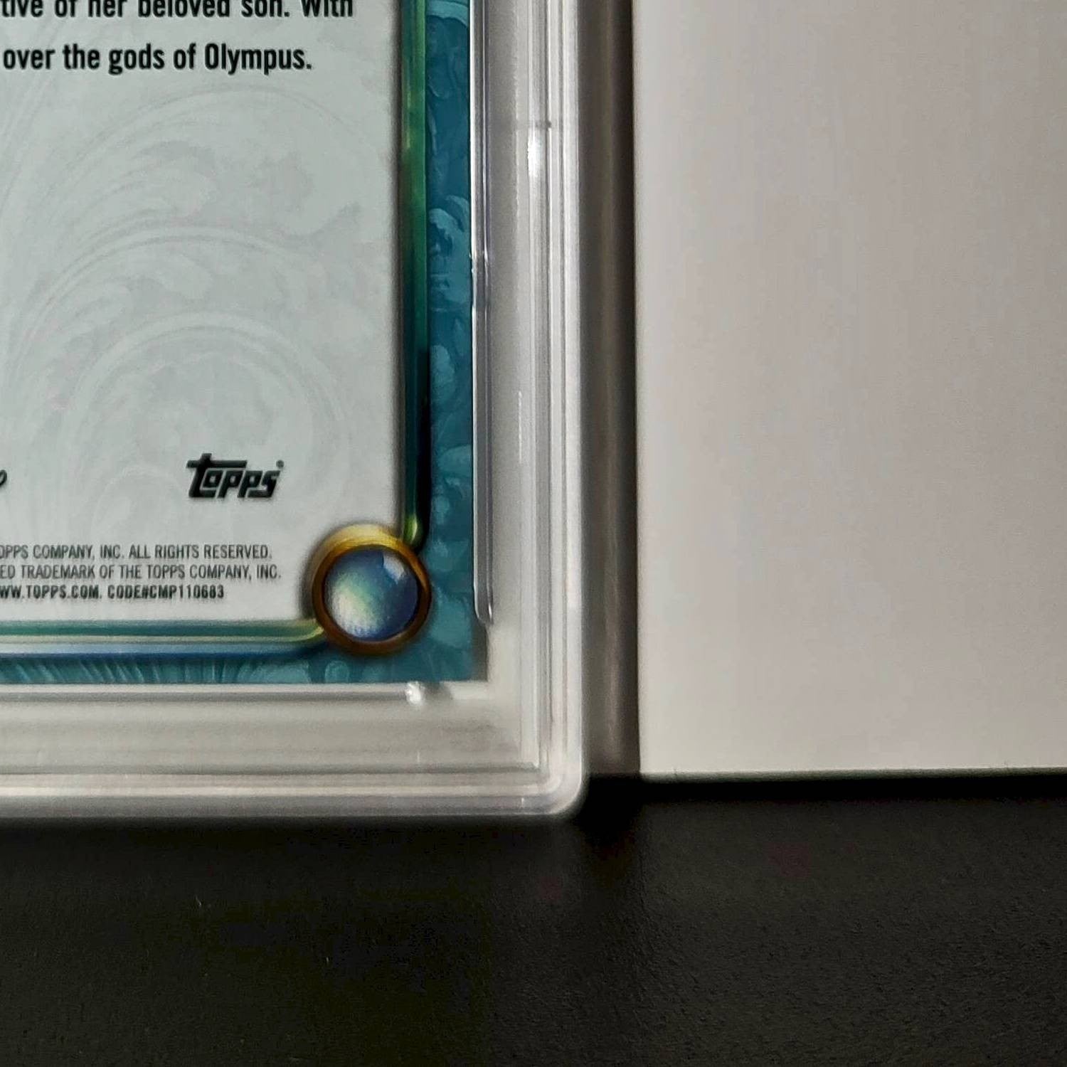 Hera 2025 Topps Disney Wonder #135 Diamond Card Hercules PSA 7