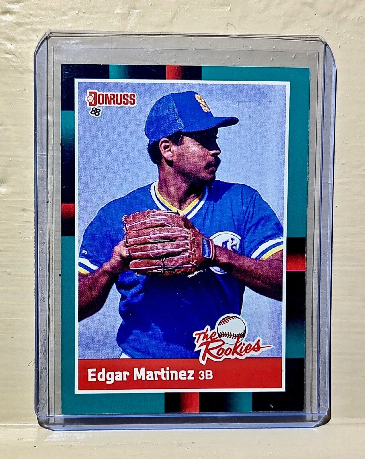 Edgar Martinez 1988 Donruss MLB #36 The Rookies Baseball Card Seattle Mariners