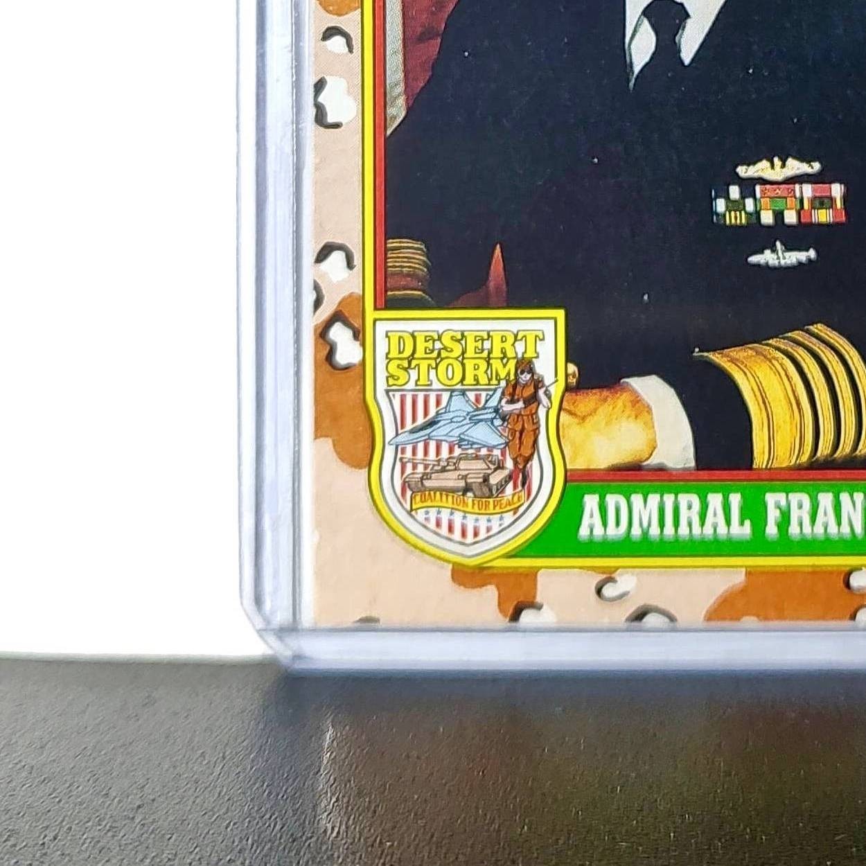 Admiral Frank Kelso 1991 Topps Desert Storm #6 Card