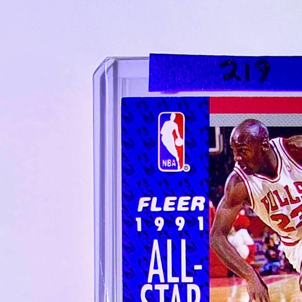 Michael Jordan 1991-92 Fleer All-Star Team #211 Basketball Card Chicago Bulls