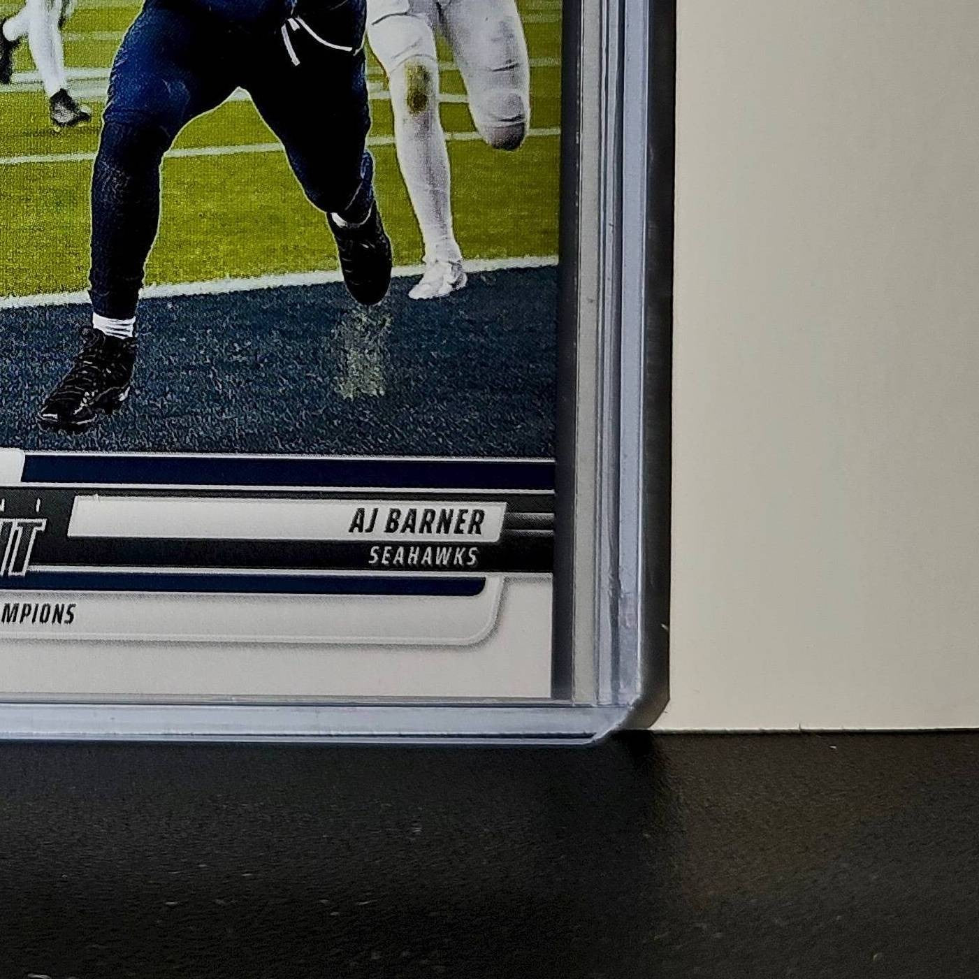 AJ Barner 2026 Panini NFL Super Bowl LIX Champions #33 Card Seattle Seahawks