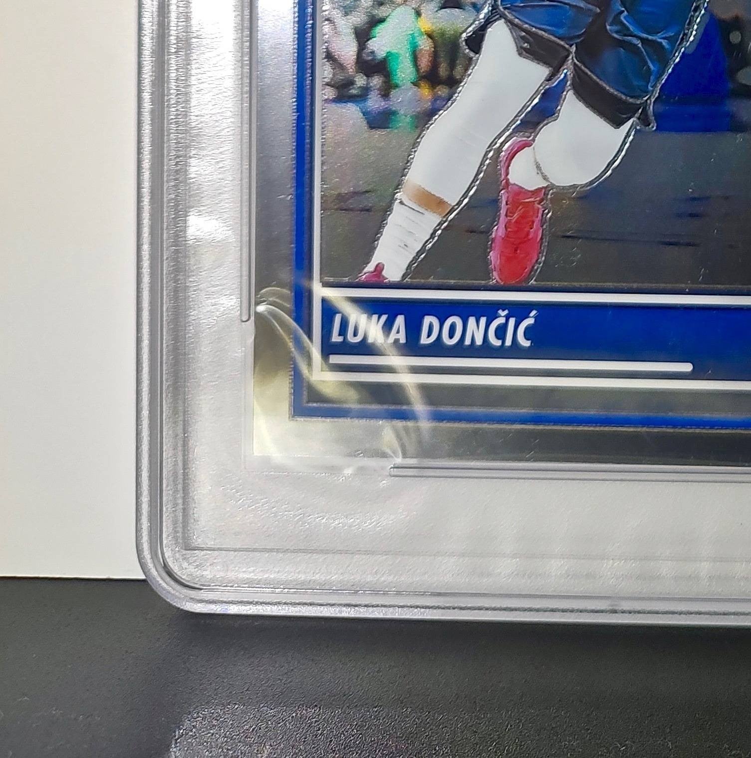 Luka Doncic 2023 Panini Premium Stock NBA Hoops #17 Jumbo PSA 10 Gem Mint