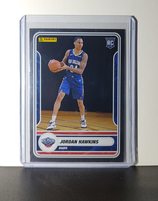 Jordan Hawkins Rookie 2023-24 Panini NBA Sticker Foil Card #83 Pelicans