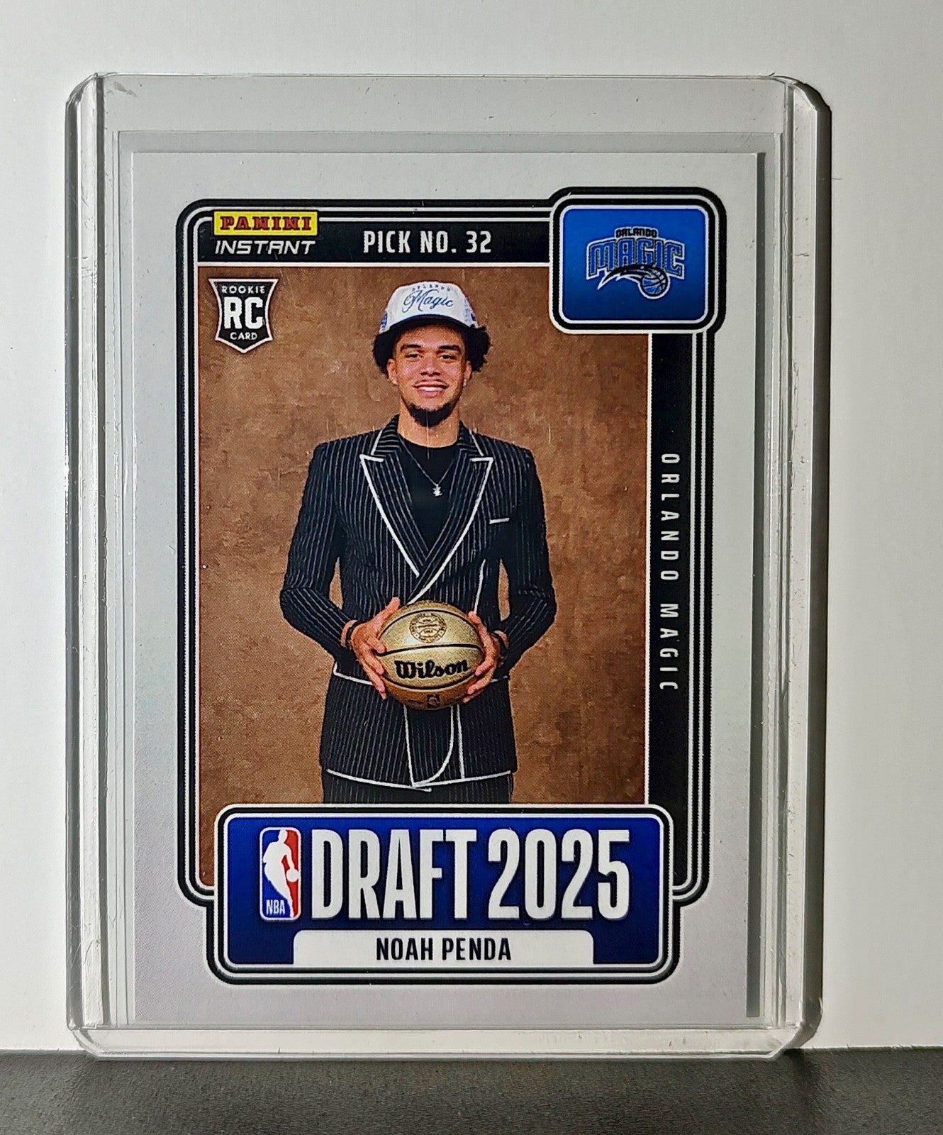 Noah Penda Rookie 2025-26 Panini NBA #28 Draft Night Card Orlando Magic