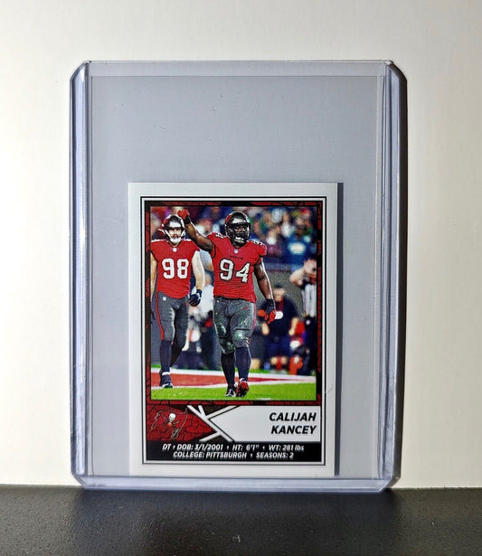 Calijah Kancey 2024 Panini NFL Sticker #481 Tampa Bay Buccaneers