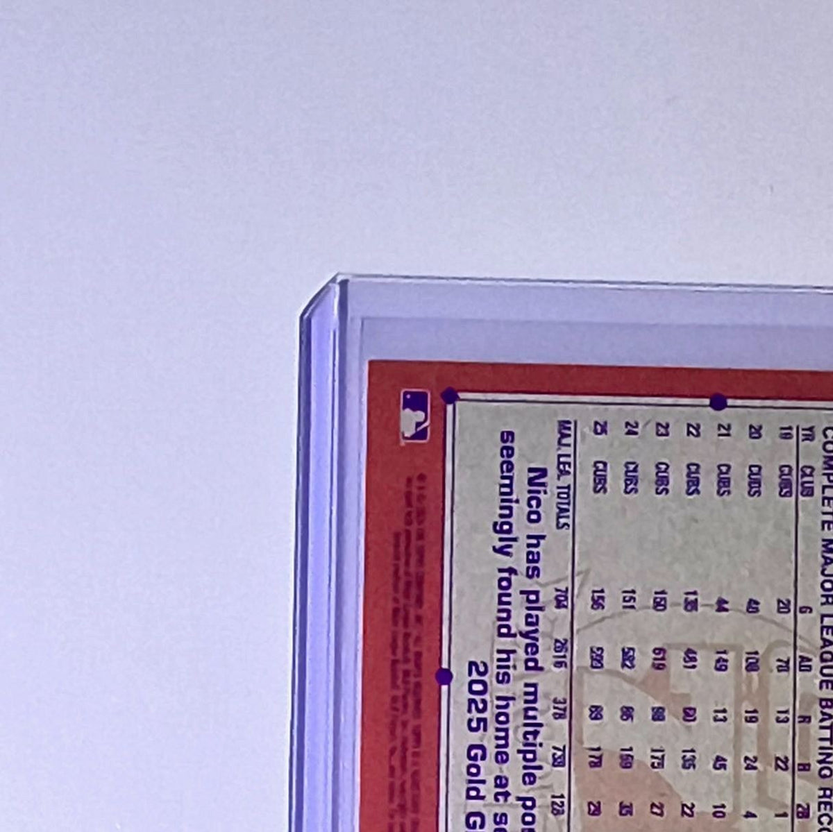 Nico Hoerner 2026 Topps Update 1991 Retro MLB #U91-40 Card Chicago Cubs