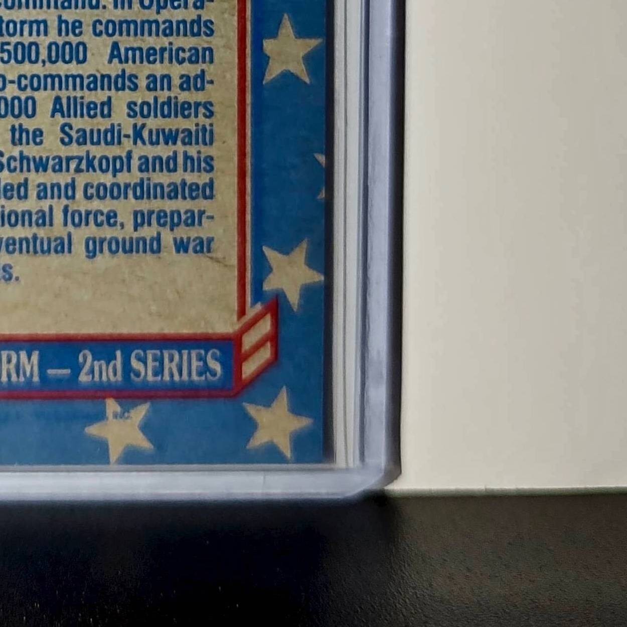 General Schwarzkopf 1991 Topps Desert Storm #157 Card
