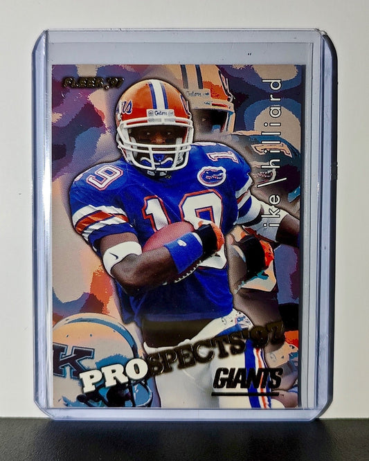 Ike Hilliard 1997 Fleer Prospects NFL #7 Card New York Giants