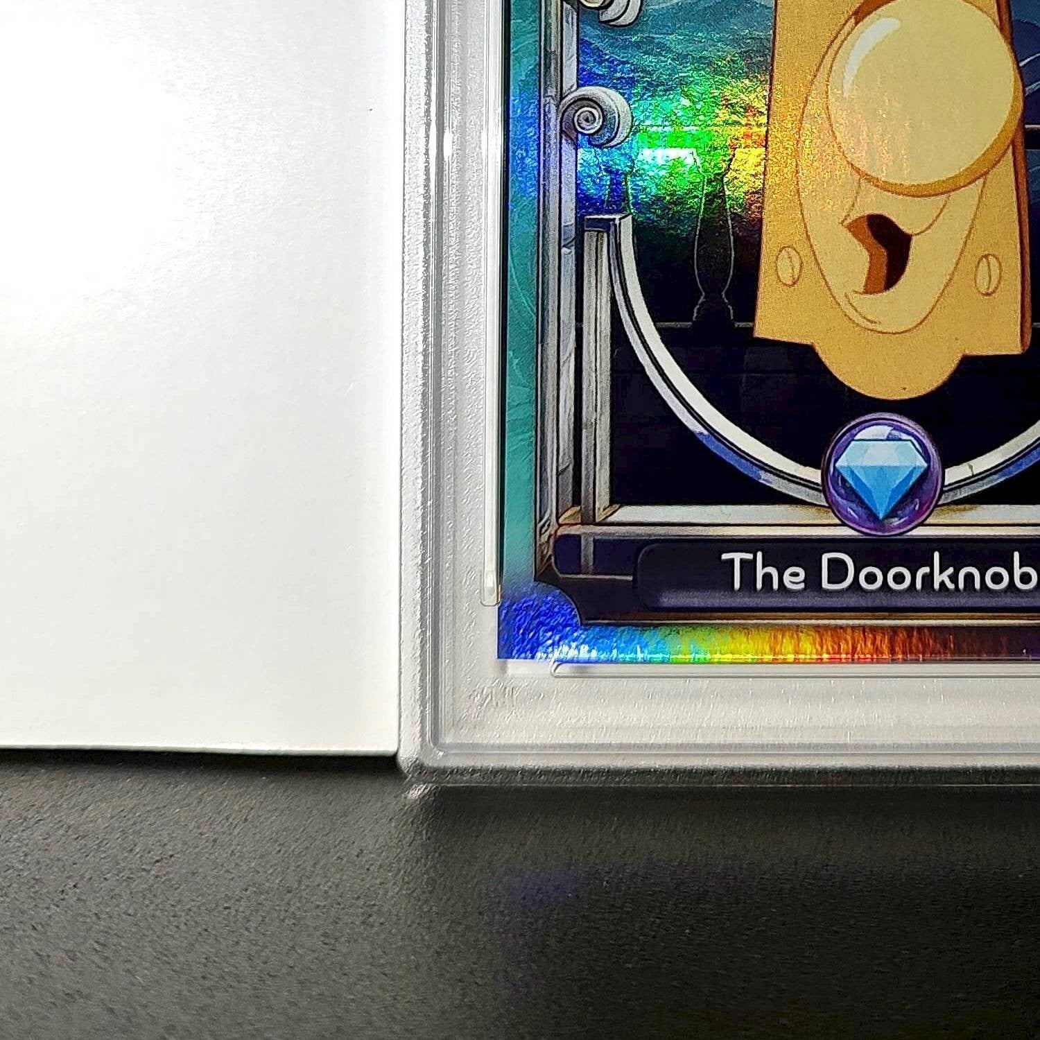 The Doorknob 2025 Topps Disney #117 Diamond Card Alice in Wonderland PSA 9