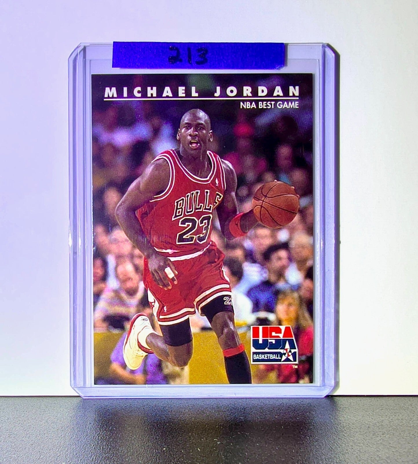 Michael Jordan 1992 SkyBox USA #40 Basketball Card Chicago Bulls