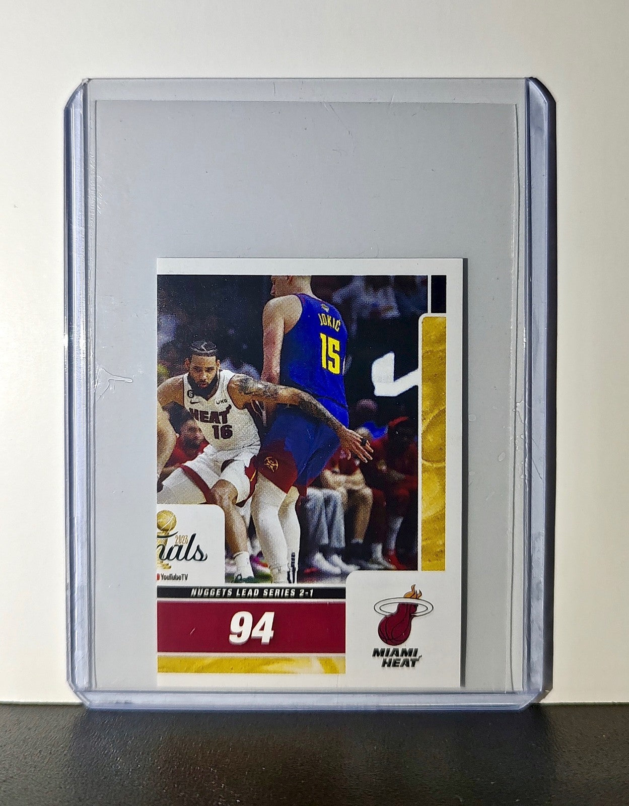 NBA Finals Game 3 2023-24 Panini NBA #18 Sticker Miami Heat