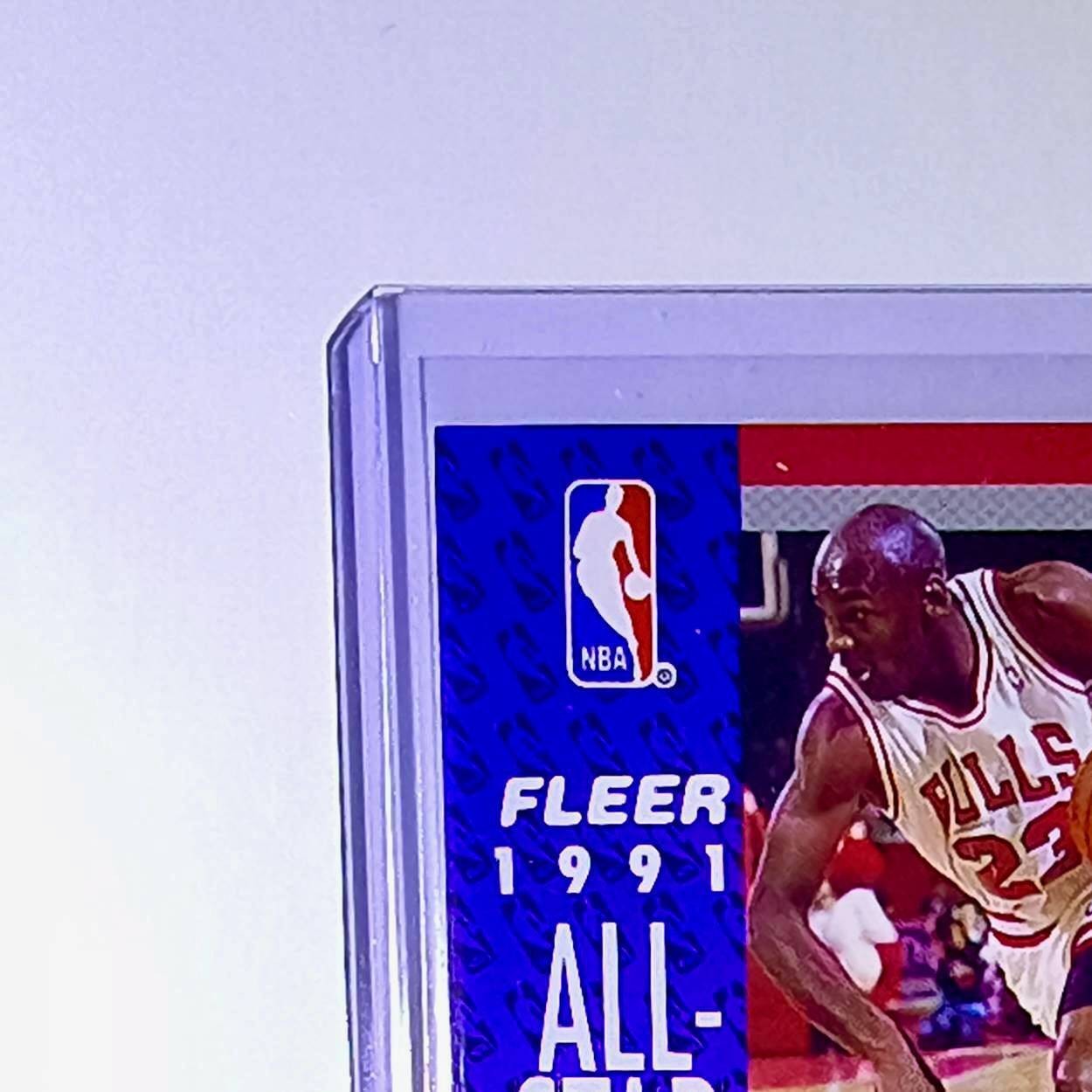 Michael Jordan 1991-92 Fleer All-Star Team #211 Basketball Card Chicago Bulls