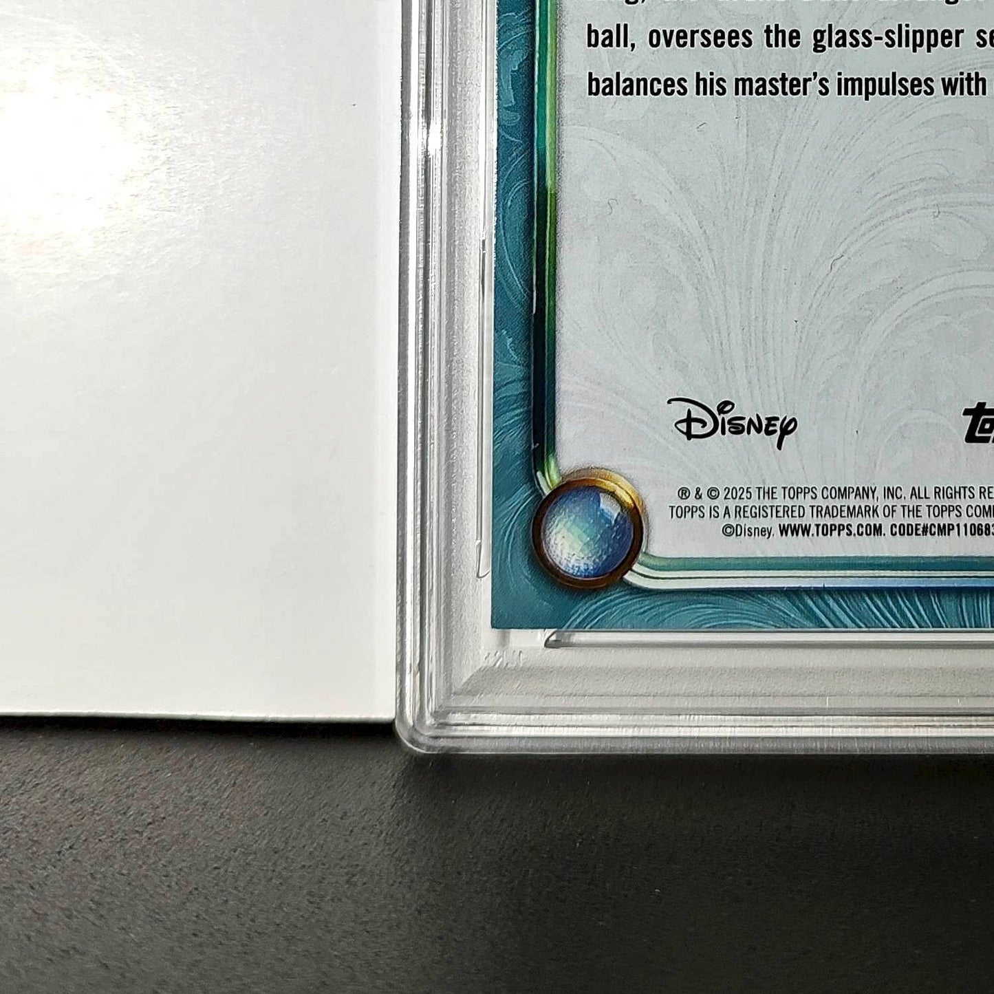 The Grand Duke 2025 Topps Disney Wonder #113 Diamond Card Cinderella PSA 9