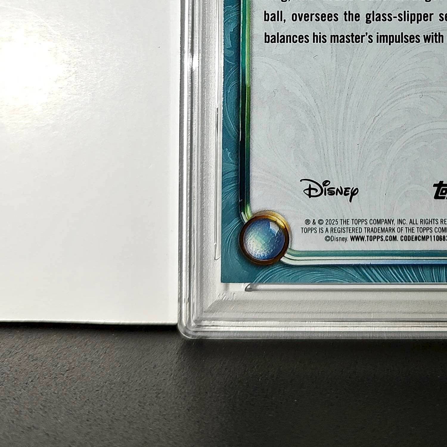 The Grand Duke 2025 Topps Disney Wonder #113 Diamond Card Cinderella PSA 9