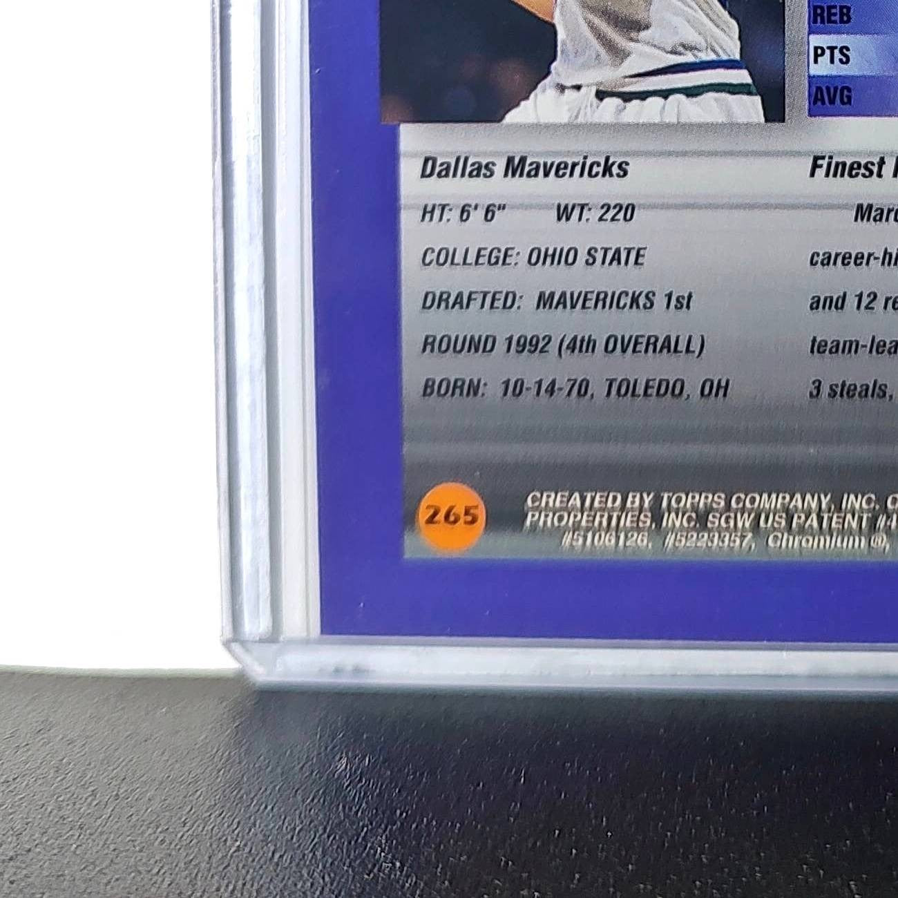 Jim Jackson 1994-95 Topps Finest #265 Basketball Card