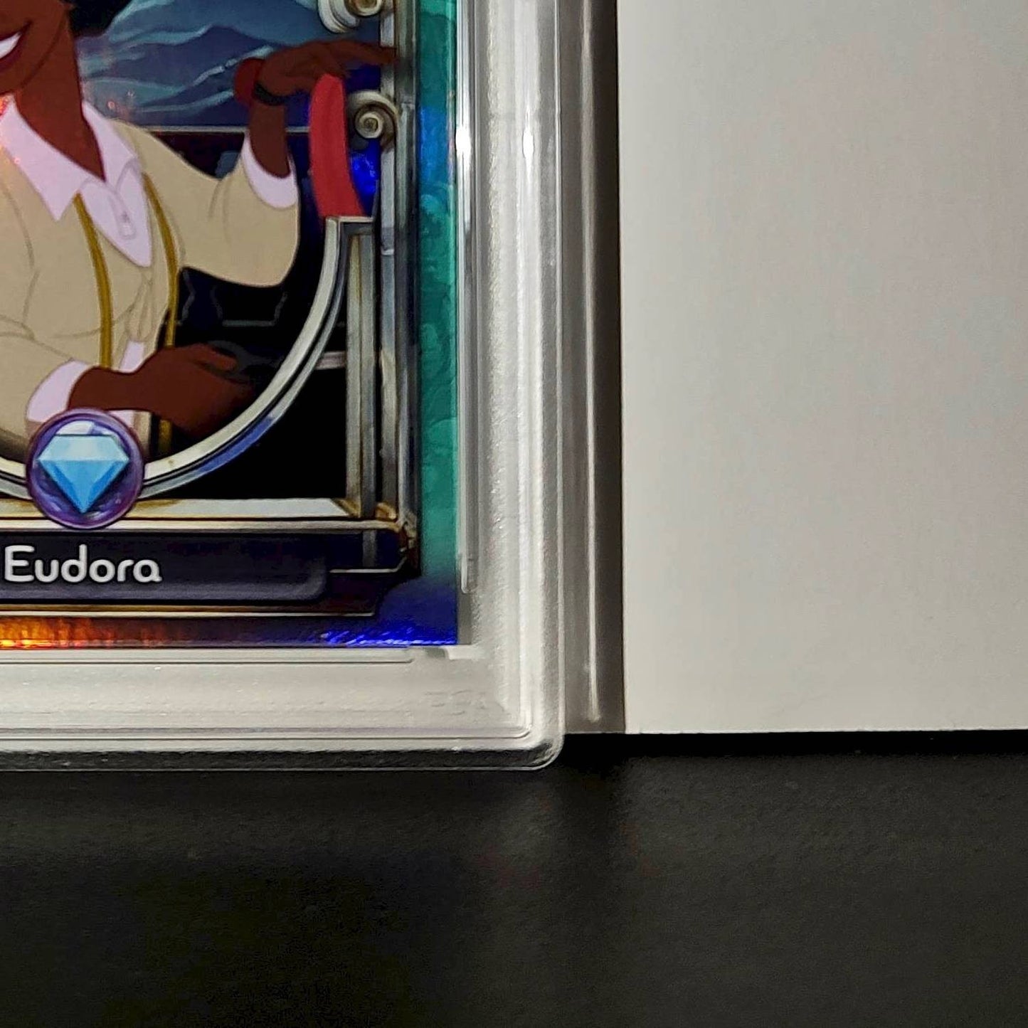 Eudora 2025 Topps Disney #143 Diamond Card The Princess and the Frog PSA 7