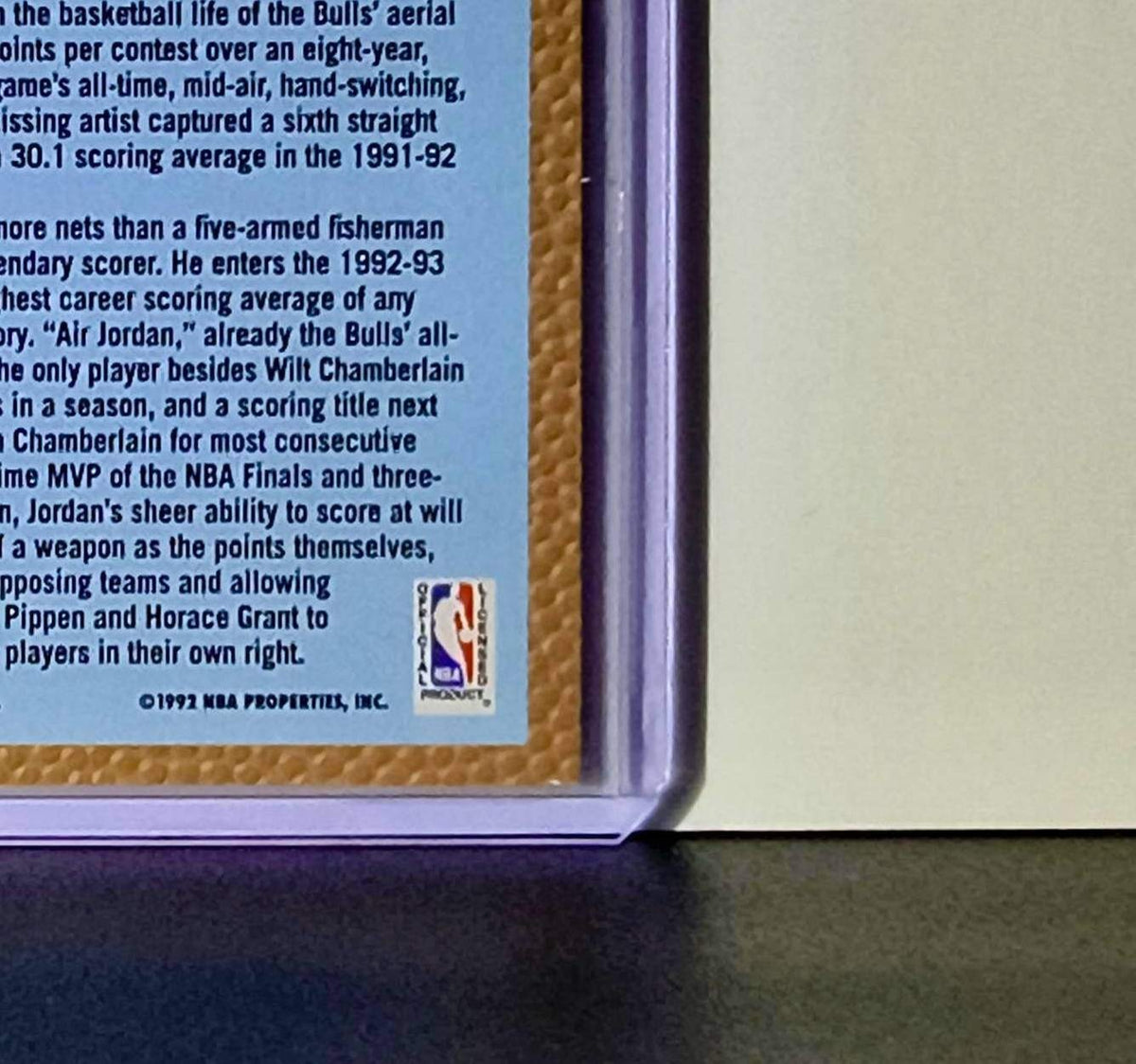 Michael Jordan 1992-93 Fleer League Leader #238 Basketball Card Chicago Bulls