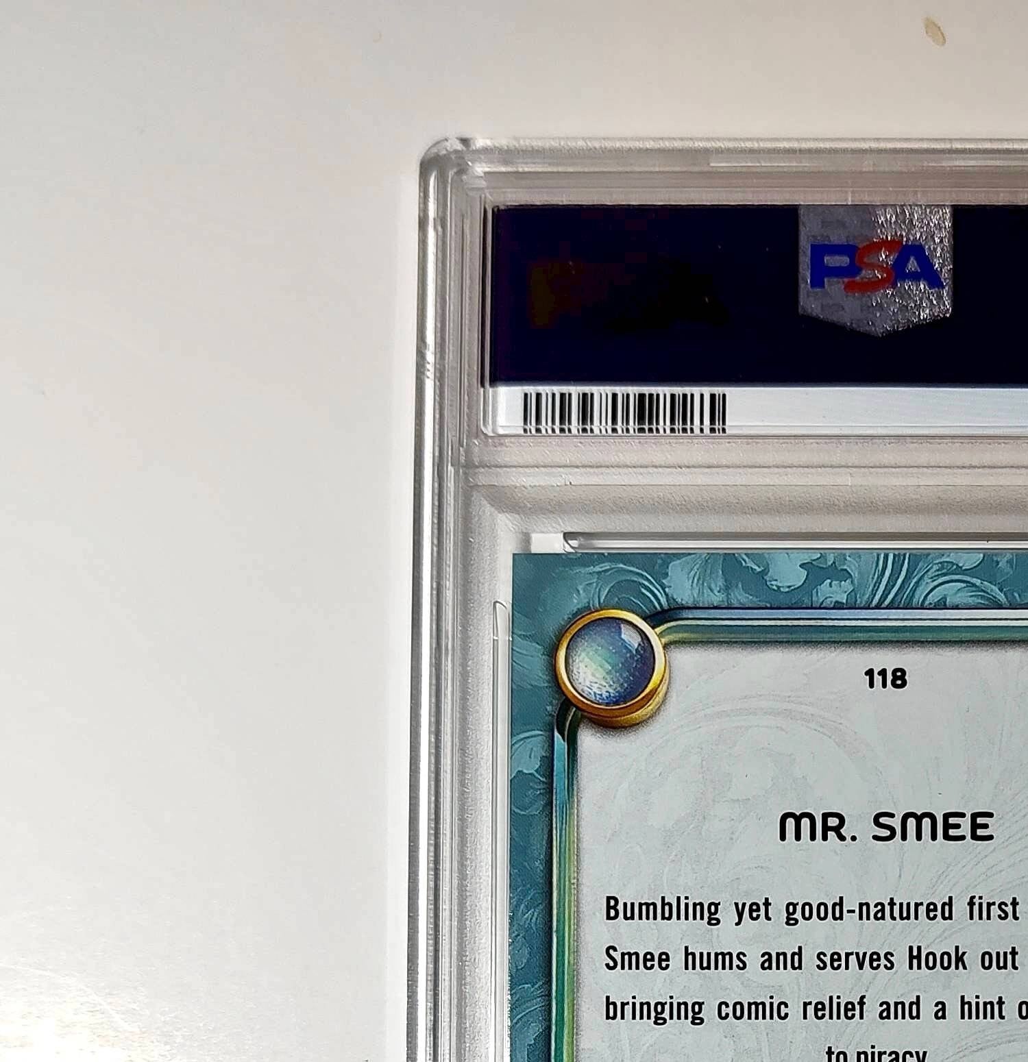 Mr. Smee 2025 Topps Disney Wonder #118 Diamond Card Peter Pan PSA 7