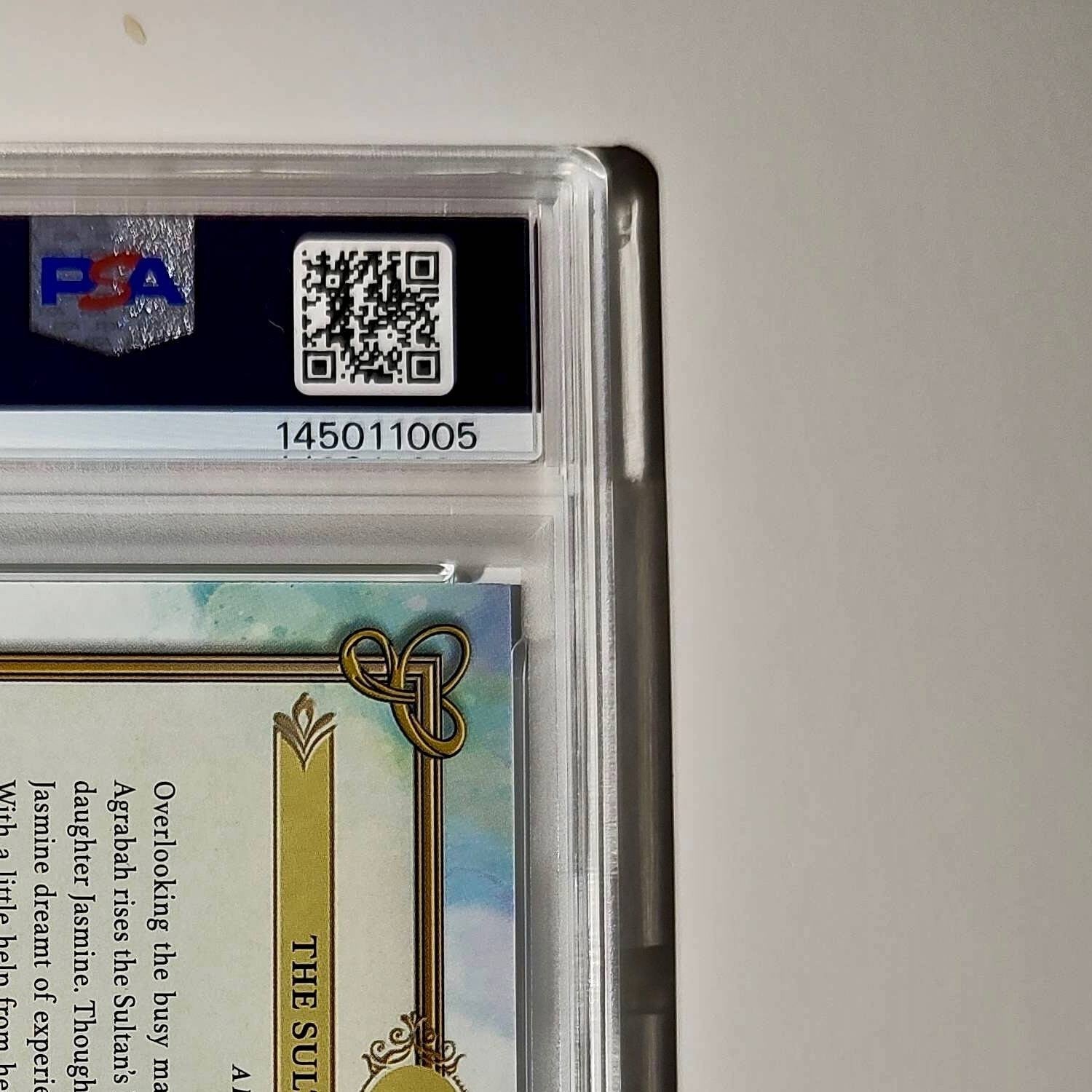 The Sultan's Palace 2025 Topps Disney #C-10 Card Aladdin PSA 9