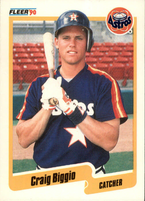 1990 Craig Biggio Fleer Baseball Card #224