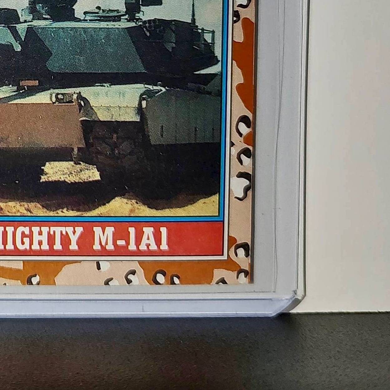 The Mighty M1A1 Abrams 1991 Topps Desert Storm #97 Card