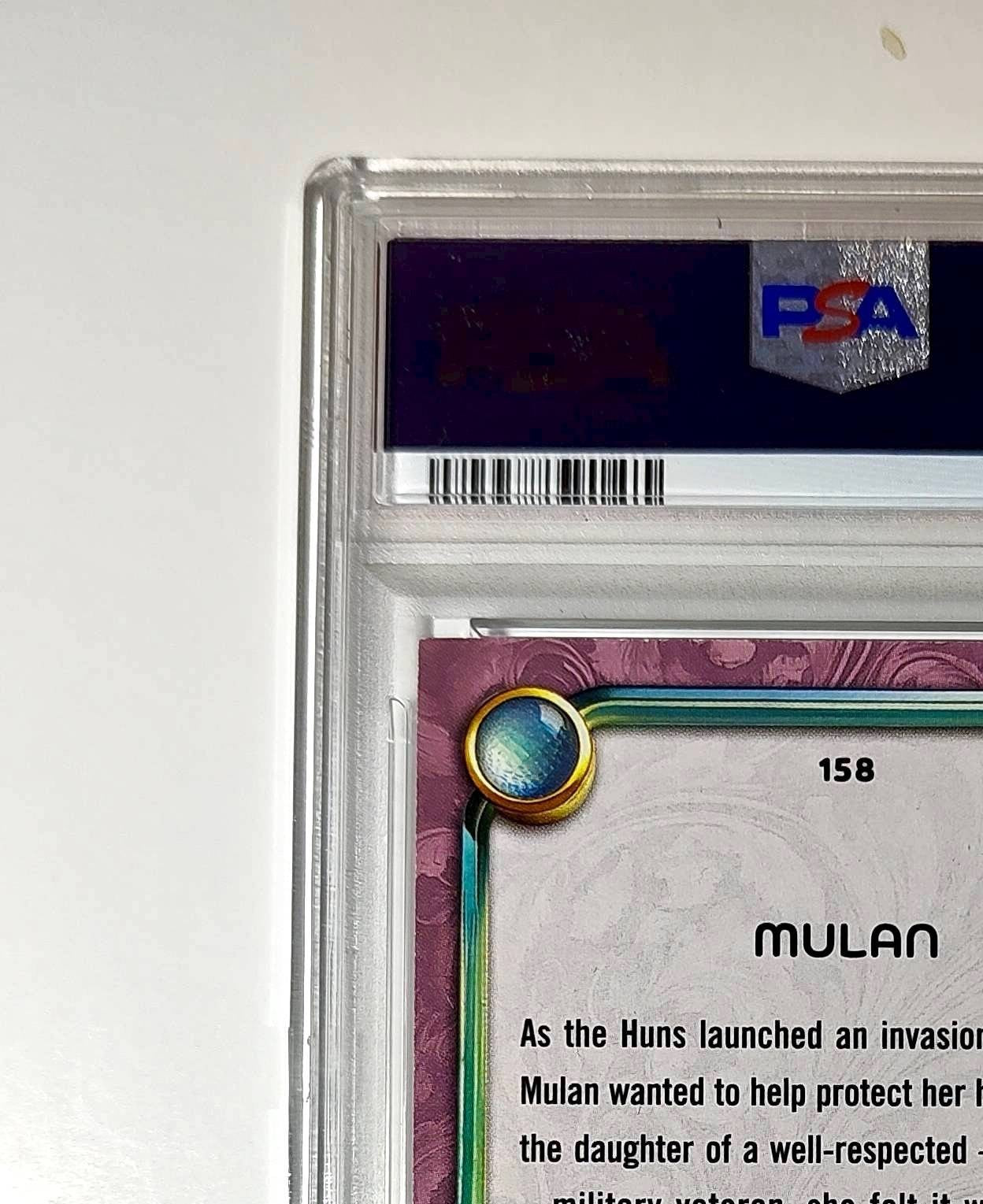 Mulan 2025 Topps Disney Cartoon Princess #158 Card Mulan PSA 9