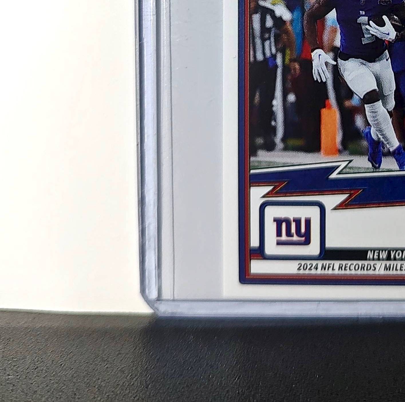 Malik Nabers 2025 Panini NFL #18 Record/Milestone Sticker