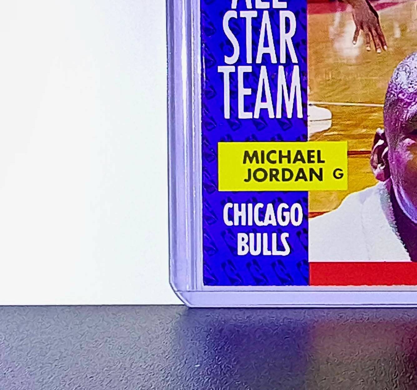Michael Jordan 1991-92 Fleer All-Star Team #211 Basketball Card Chicago Bulls