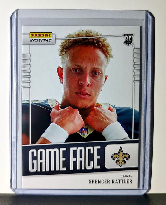 Spencer Rattler 2024 Panini Game Face NFL #27 Rookie Card Saints 1/331