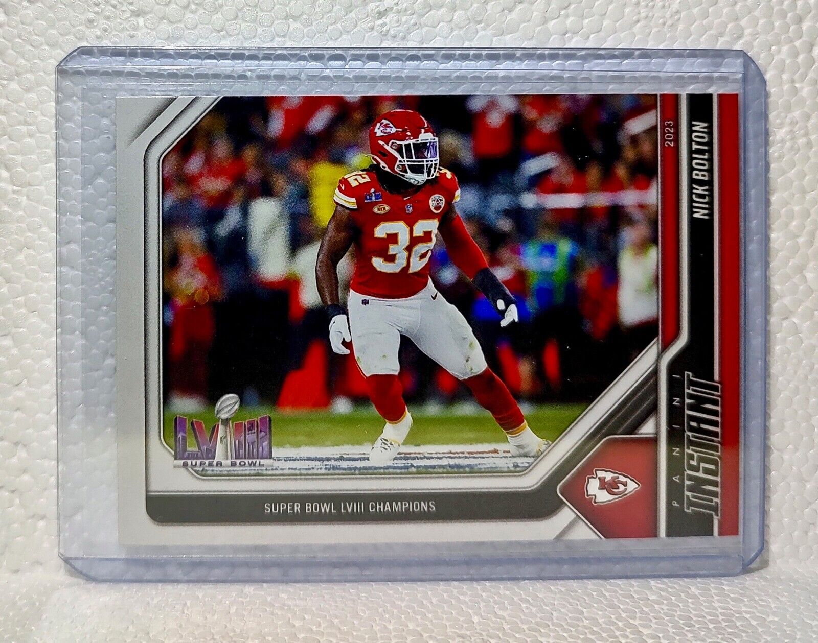 Nick Bolton 2023 Panini NFL Superbowl Champions #26 Card Kansas City Chiefs