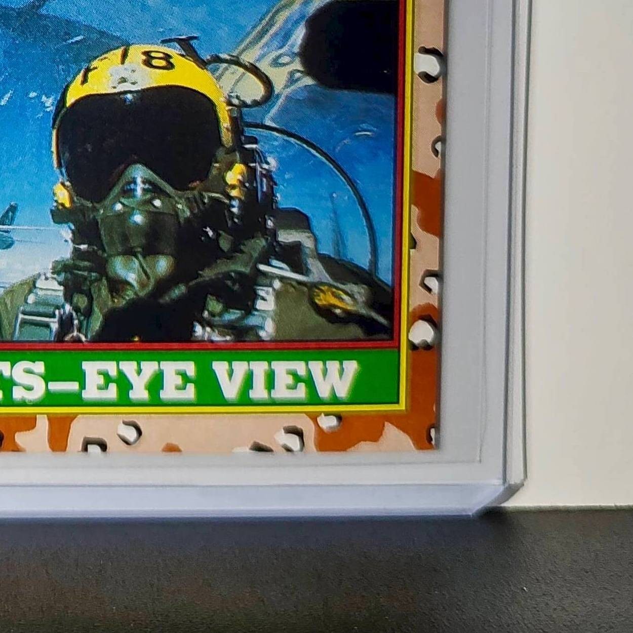 Pilot’s-Eye View 1991 Topps Desert Storm #24 Card