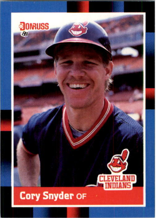 1988 Cory Snyder Donruss Baseball Card #350