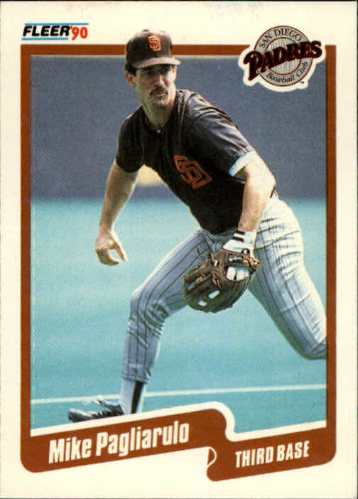1990 Mike Pagliarulo Fleer Baseball Card #163