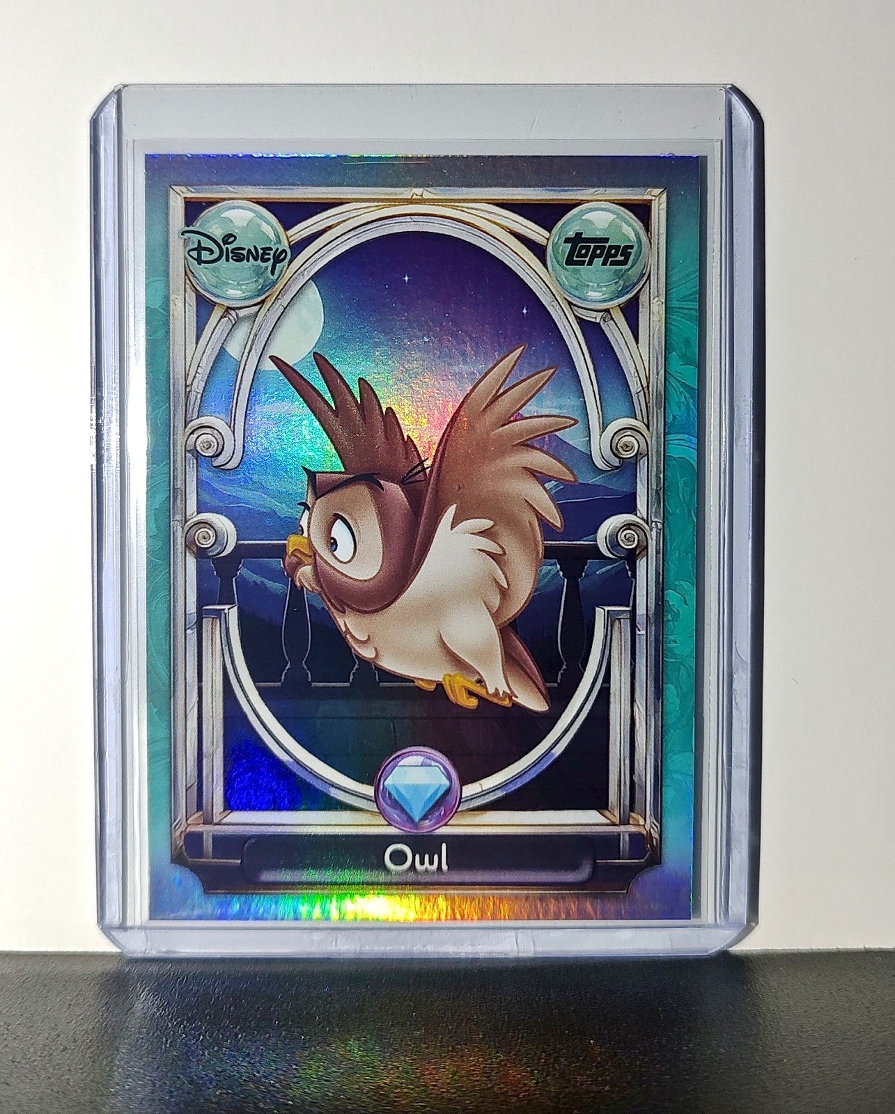 Owl 2025 Topps Disney Wonder #120 Diamond Card Sleeping Beauty