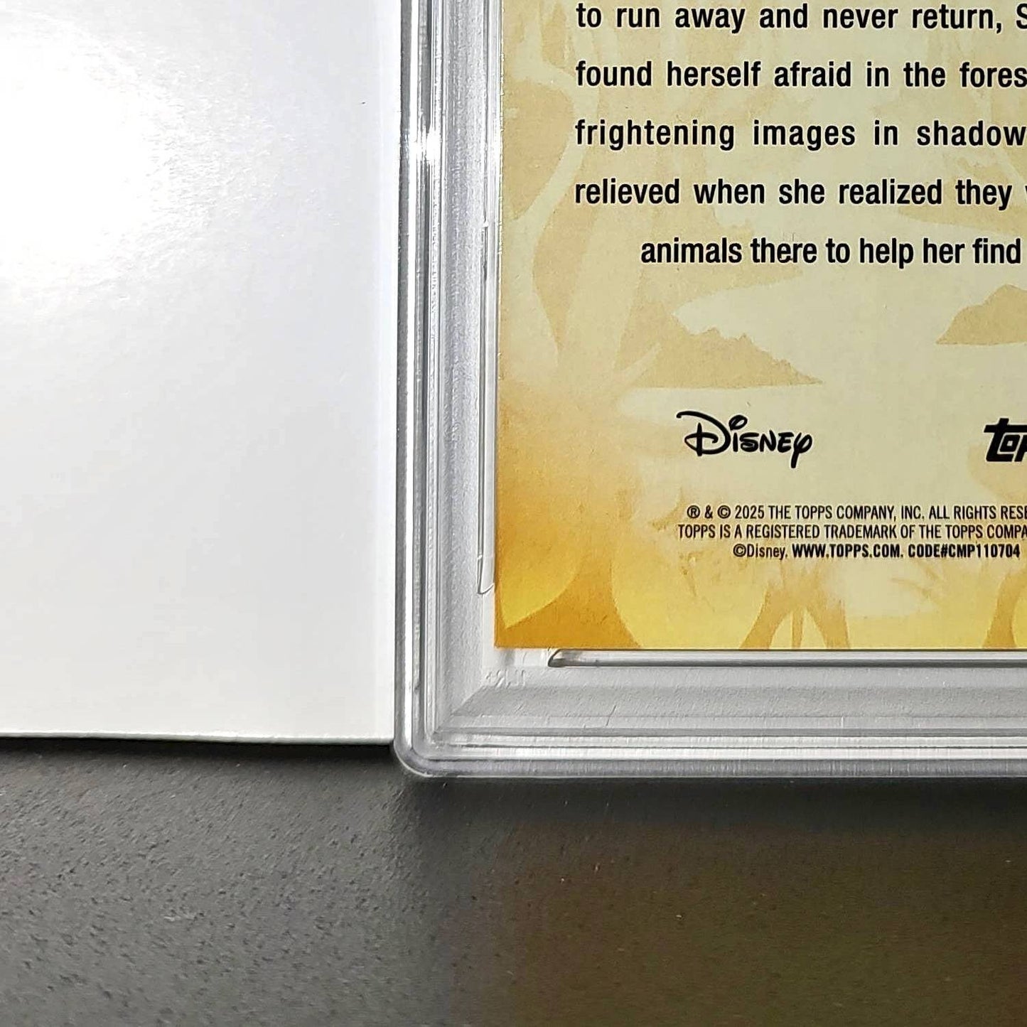 Forest Animals 2025 Topps Disney 2025 Topps Disney #FF-1 Furry Friends PSA 9