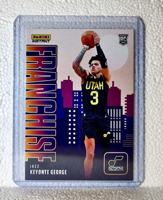 Keyonte George 2023-24 NBA #10 Franchise Basketball Card Utah Jazz 1/485