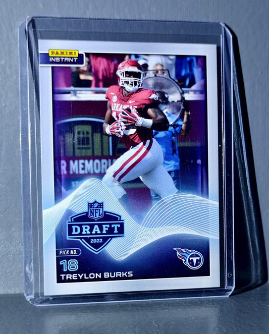 Treylon Burks 2022 Panini NFL Instant Draft Night #14 Rookie Card 1 of 755