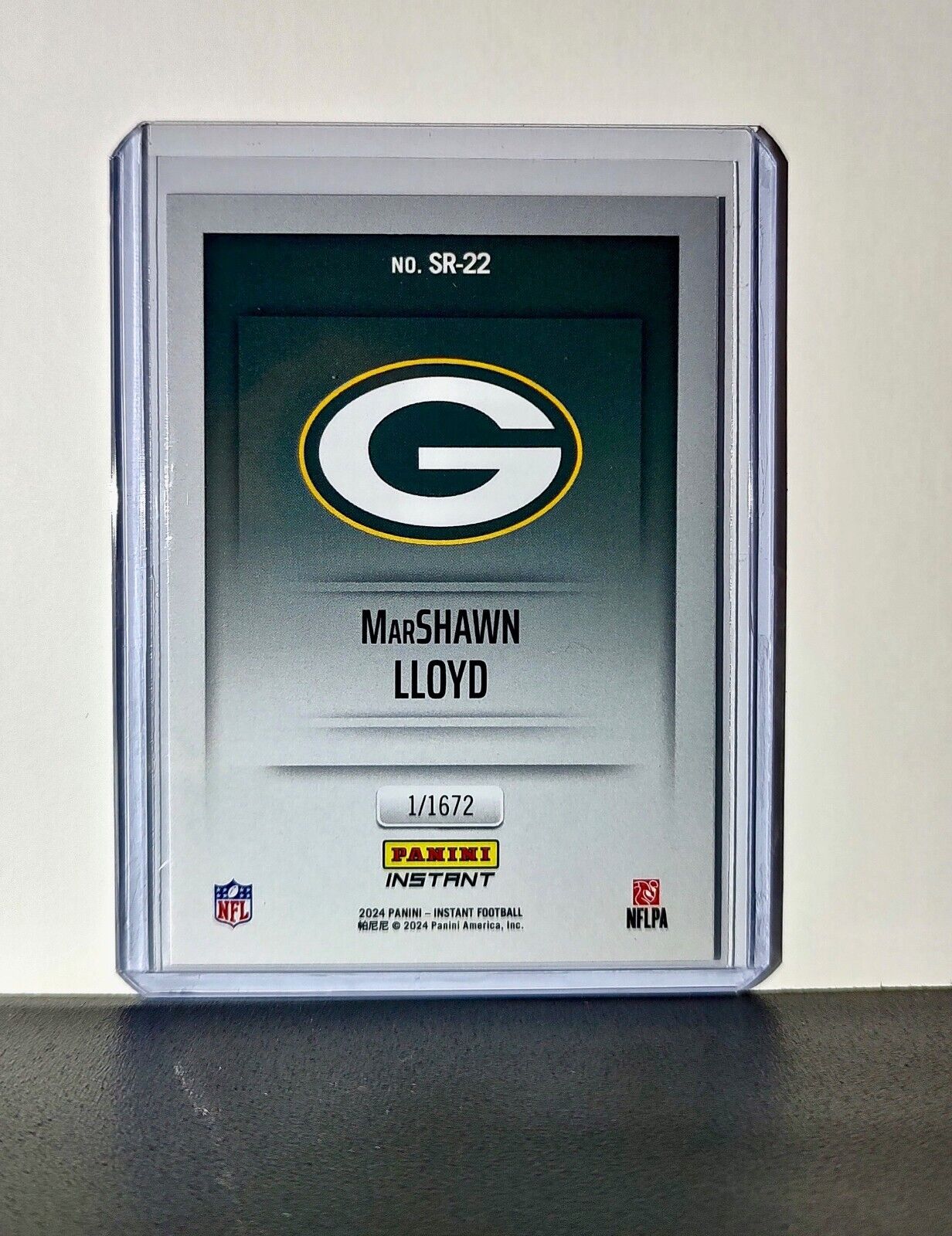 MarShawn Lloyd 2024 Panini NFL Studio Rookies #22 Card Green Bay Packers 1/1672