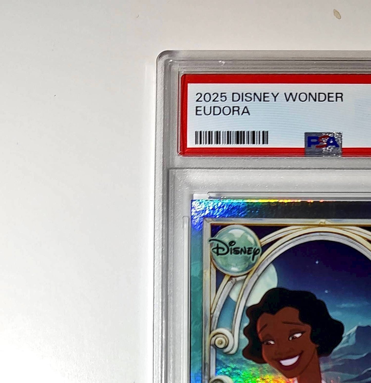 Eudora 2025 Topps Disney #143 Diamond Card The Princess and the Frog PSA 7