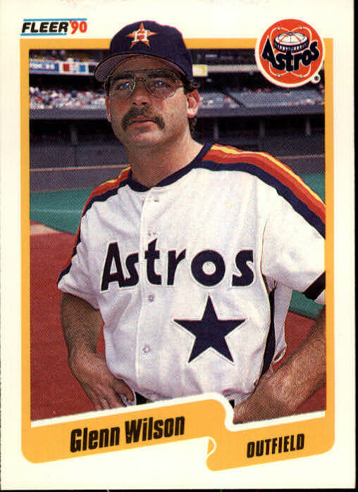1990 Glenn Wilson Fleer Baseball Card #240