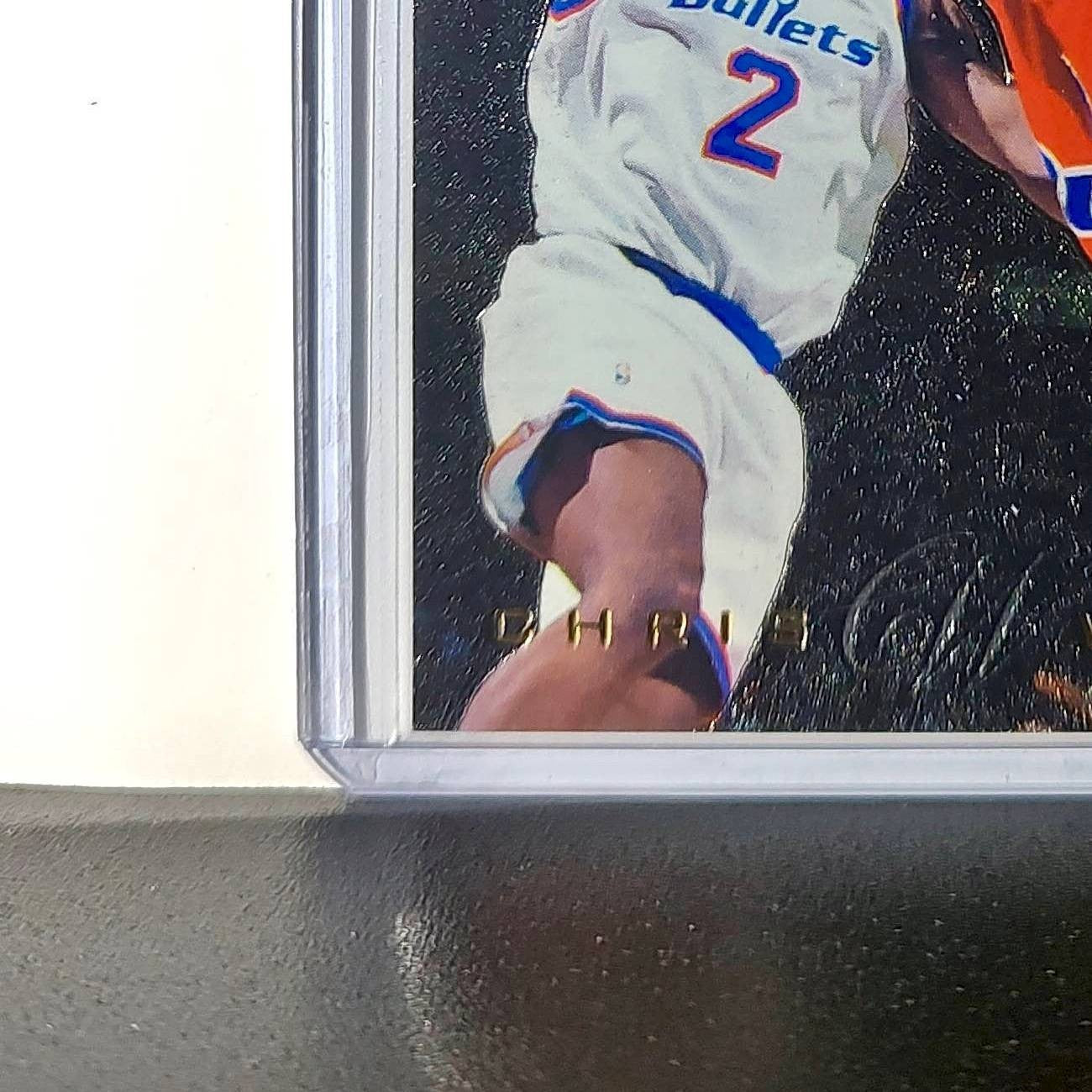 Chris Webber 1995-96 Flair NBA #148 Card Washington Bullets