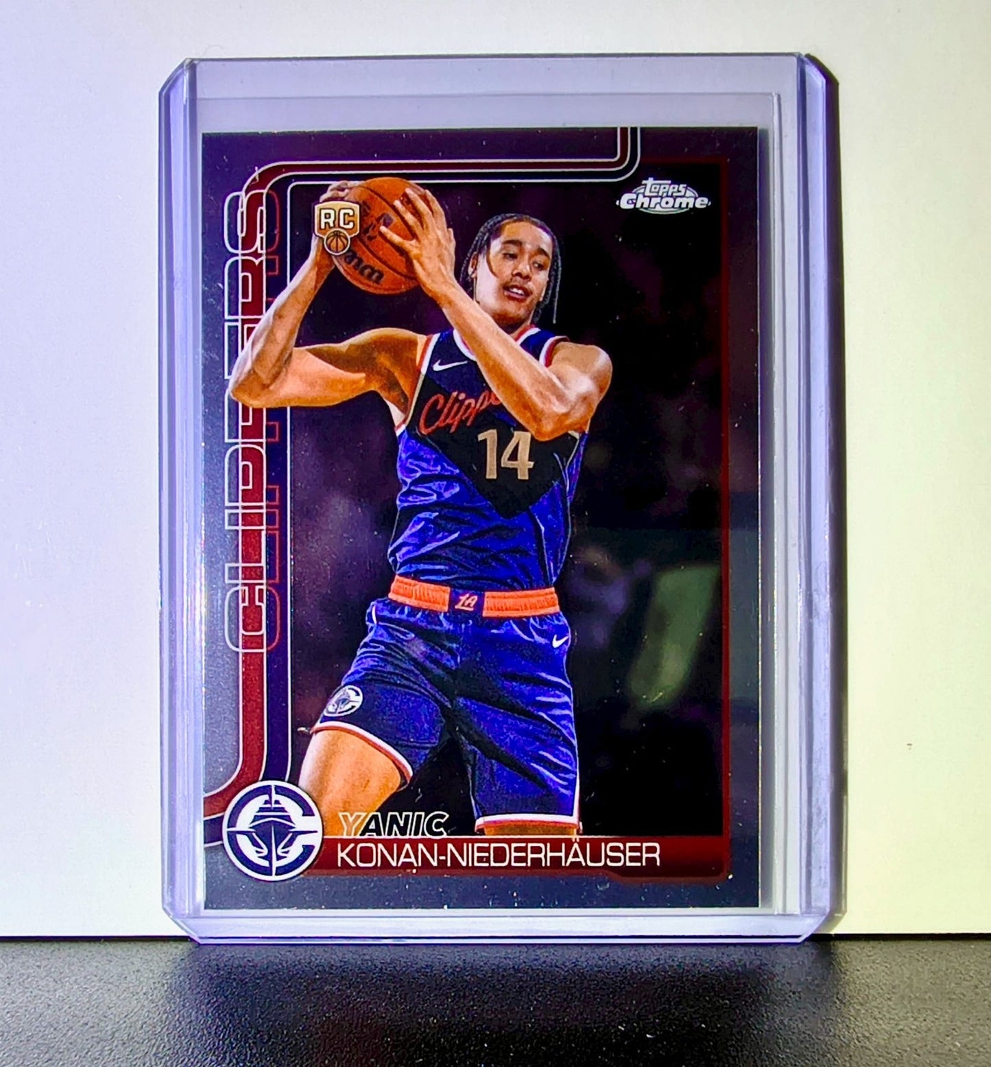 Yanic Konan Niederhäuser Rookie 2025-26 NBA Topps Chrome Update #180 Card