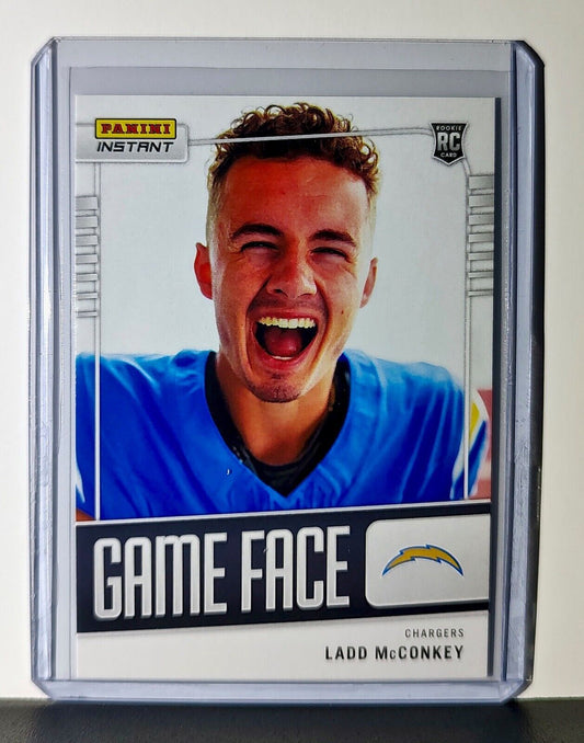 Ladd McConkey 2024 Panini Game Face #18 NFL Rookie Card LA Chargers 1/331