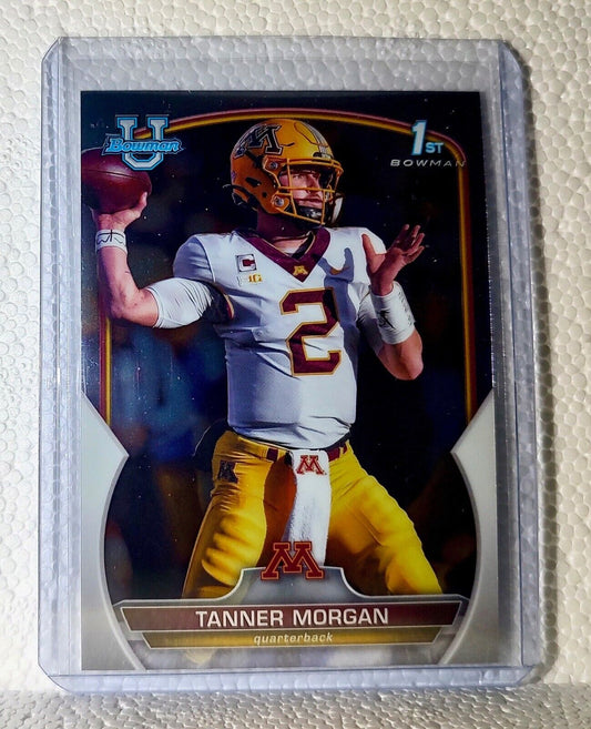 Tanner Morgan 2022 Topps 1st Bowman U Football #11 Card Minnesota