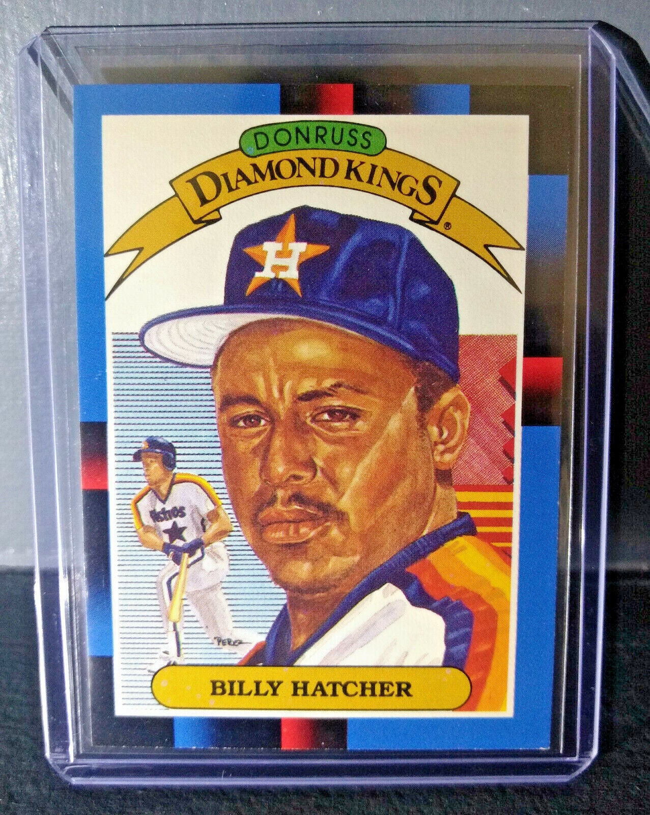 1988 Billy Hatcher Donruss Diamond Kings #23 Baseball Card