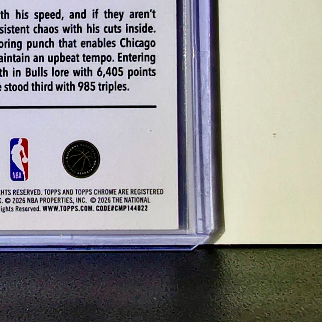 Coby White 2025-26 NBA Topps Chrome Update X-Fractor #93 Card Chicago Bulls