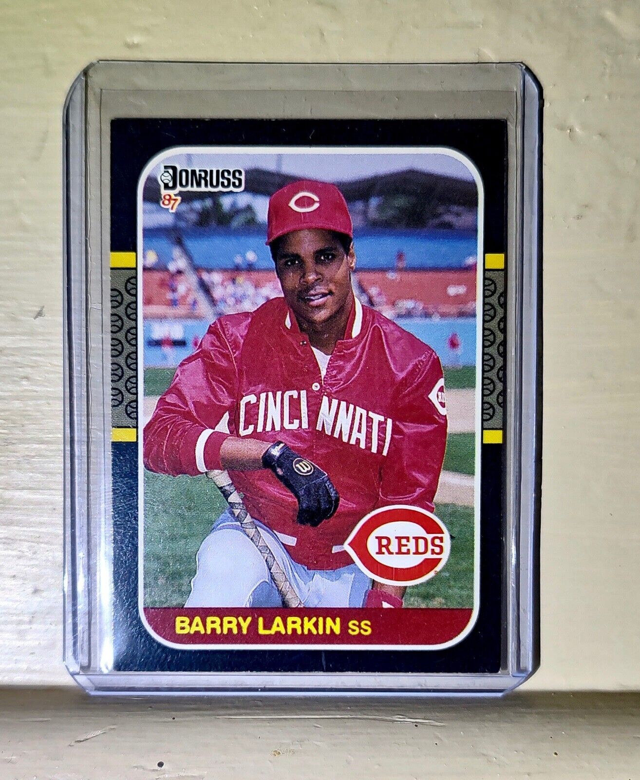 1986 Barry Larkin Donruss Baseball Card #492